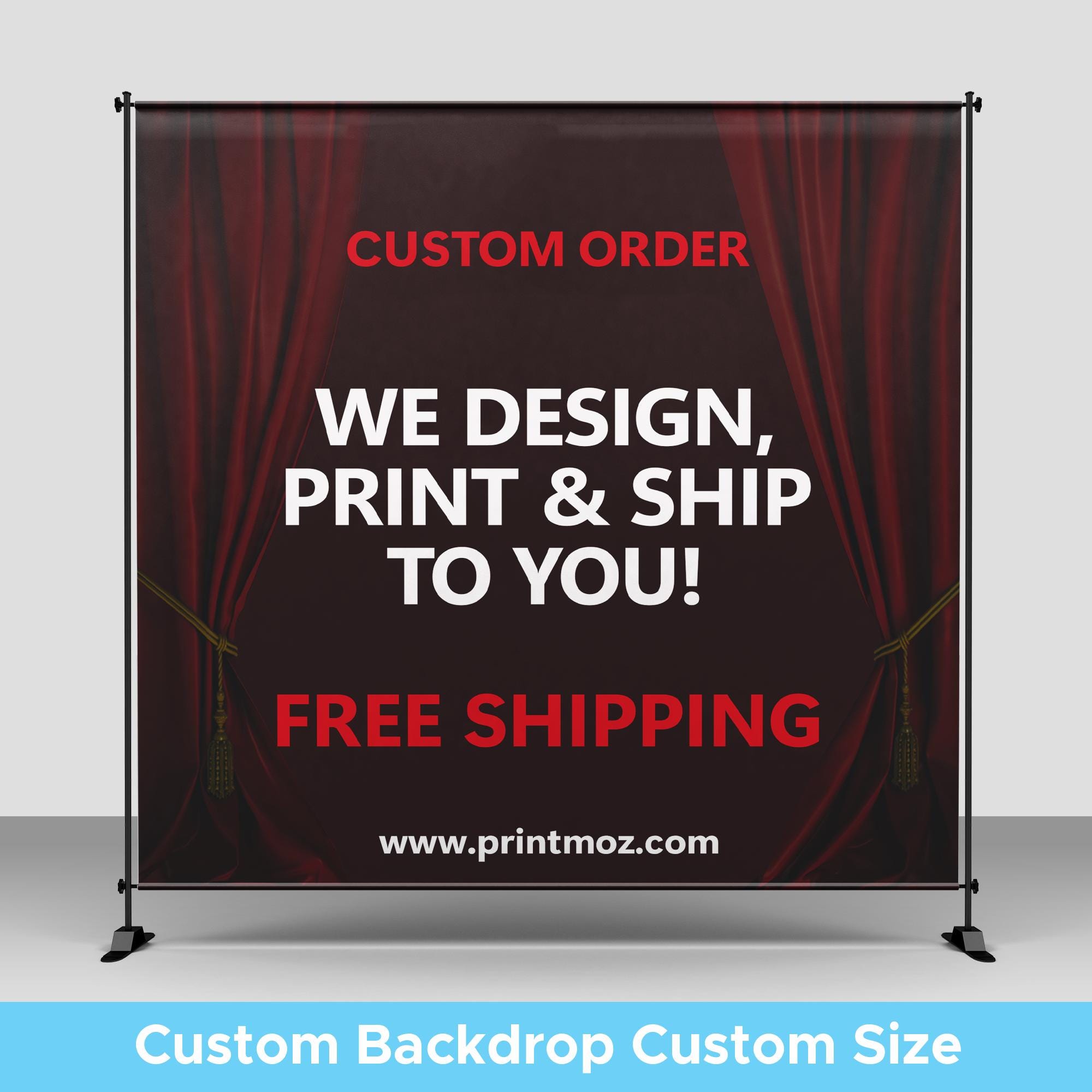 Custom Photo Big Size Vinyl Photo Backdrop • Party Backdrop • Step ...