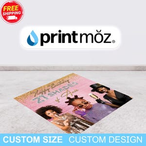 Custom Floor Decals • Removable Sticker • Vinyl Floor Banner • Adhesive Floor Banner Sticker Decal Removable • Custom Floor Decal Sticker