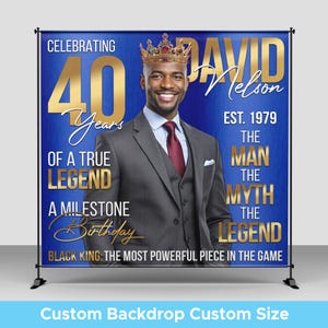 Birthday Backdrop • Custom Photo Backdrops • Party Backdrop • Step Repeat Birthday Party • Prom Backdrop • Sweet 16 Birthday Backdrop