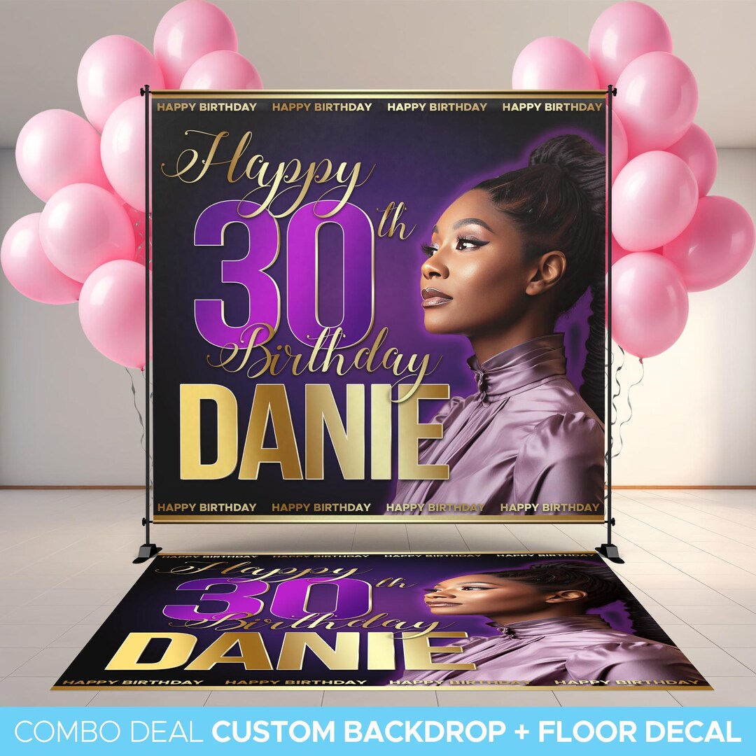 BACKDROP + FLOOR DECAL • Custom Backdrop and Matching Floor Decal ...