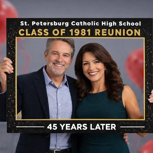 Class Reunion Photo Booth Frame • Class Reunion Decorations • Class Reunion Ideas • High School Reunion Photo Props • Fully Customized
