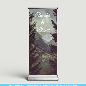 Custom Retractable Banner Stand | Roll Up Banner | Pop up Banner Stand | Store Banner | Promotional Banner | Standing Banner