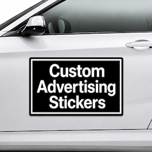 Custom Car Magnet Sign • Personalized Logo for Car Van Truck • Professional Printed Die Cut • Advertise Your Business Vehicle Magnetic