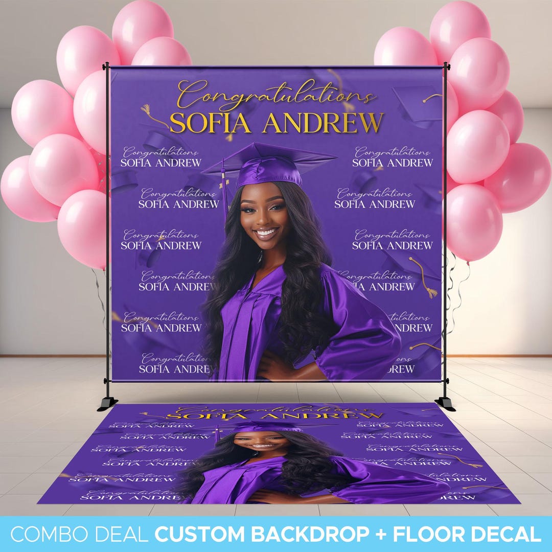 BACKDROP + FLOOR DECAL • Custom Backdrop and Matching Floor Decal ...