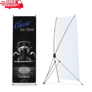 X Banner Stand • Custom X-Stand Banners • Business Banner Stand • X-Banner Business Signs • Custom Design • Personalized X Banner Stand