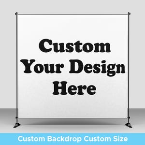Custom Photo Backdrop Printing • Vinyl Photo Backdrop • 8x8ft Backdrop • Custom Step Repeat • Picture Backdrop • Event Backdrop