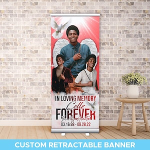Roll Up Banner | Custom Retractable Banner Stand | Pop up Banner Stand | Store Banner 33&quot; x 80&quot; | Banner Stand | Promotional Banner