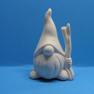 Gnomo de bisque con bastón