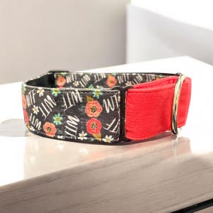 WTF Floral Dog Collar