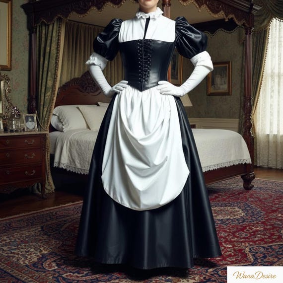Handmade Victorian Maid Dress: Gothic Edwardian Cosplay Costume - Etsy