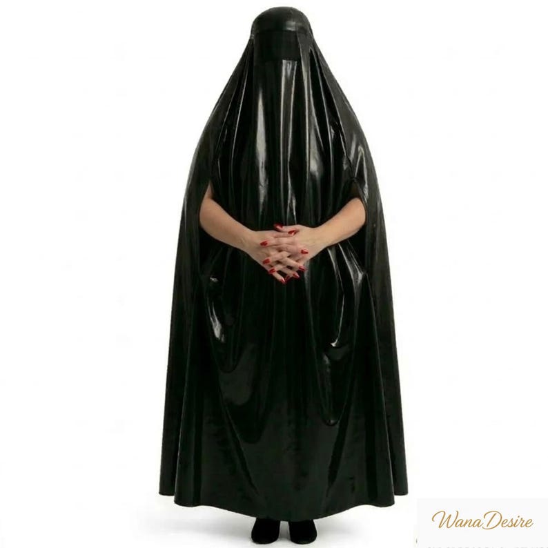Waterproof Burqa Custom PVC Burqa | Gothic Modest Fashion, Unisex Outerwear - Etsy