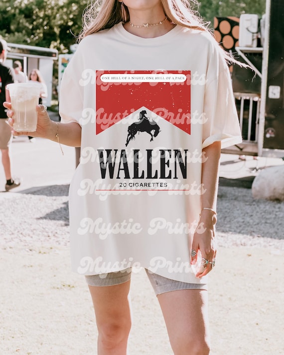 20 Cigarettes Inspired Tee | Comfort Colors Aesthetic Shirt | Country Song Smoke Pack Design