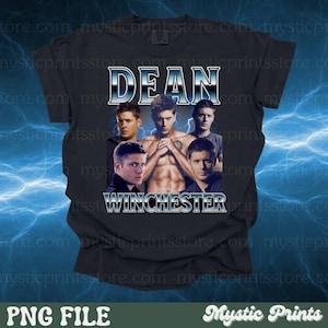 Supernatural PNG-Datei | Dean Winchester PNG Bild | Mach mit bei der Jagd | DTF Transfer | Sublimationsdruck | T-Shirt Png | Digitaler Download | spn png