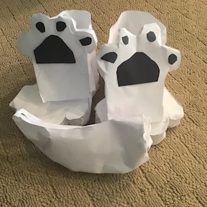 Super mini paper fursuit partial lq
