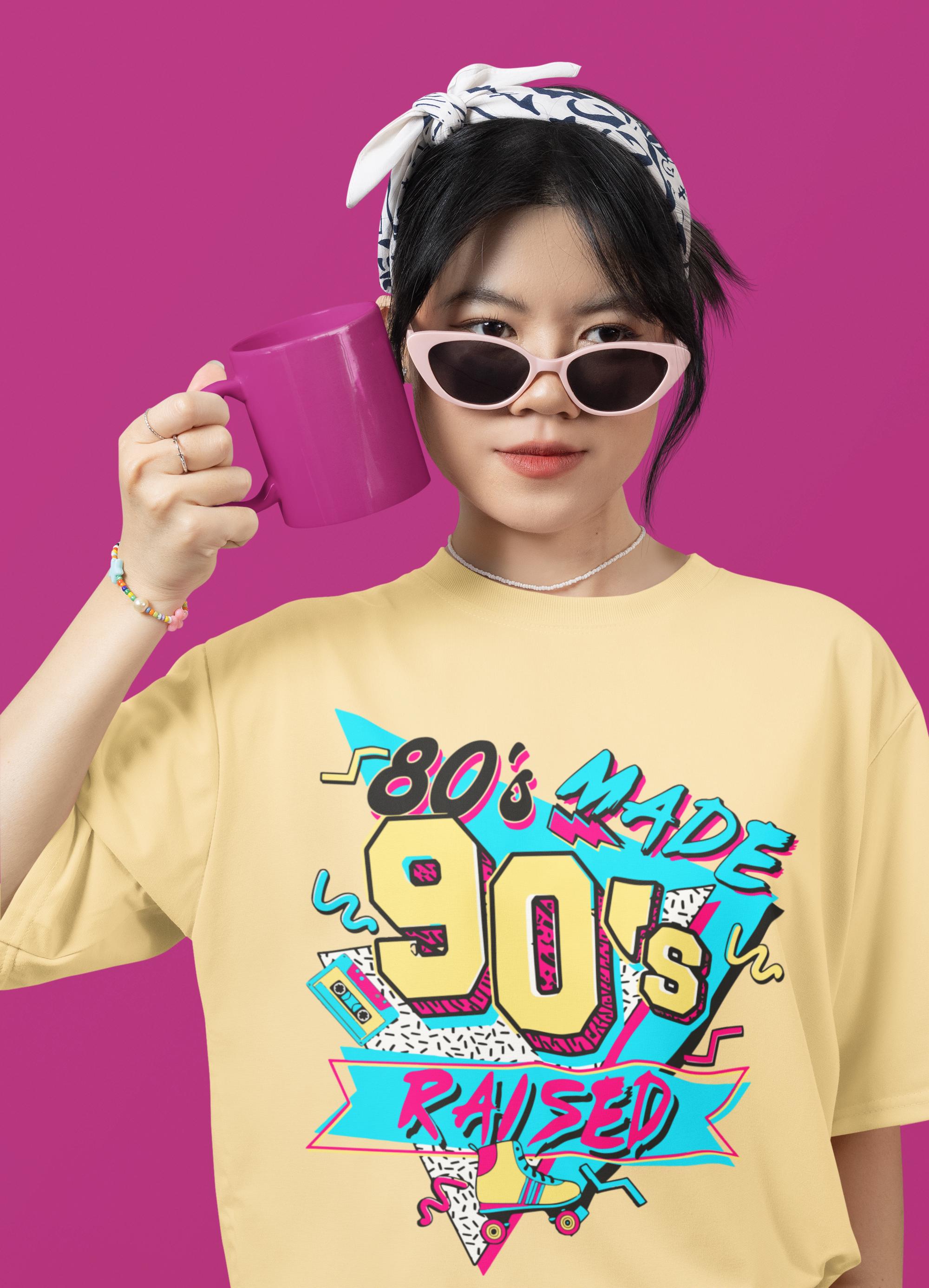 Vintage 80s Made 90s Raised Style Shirt - Etsy