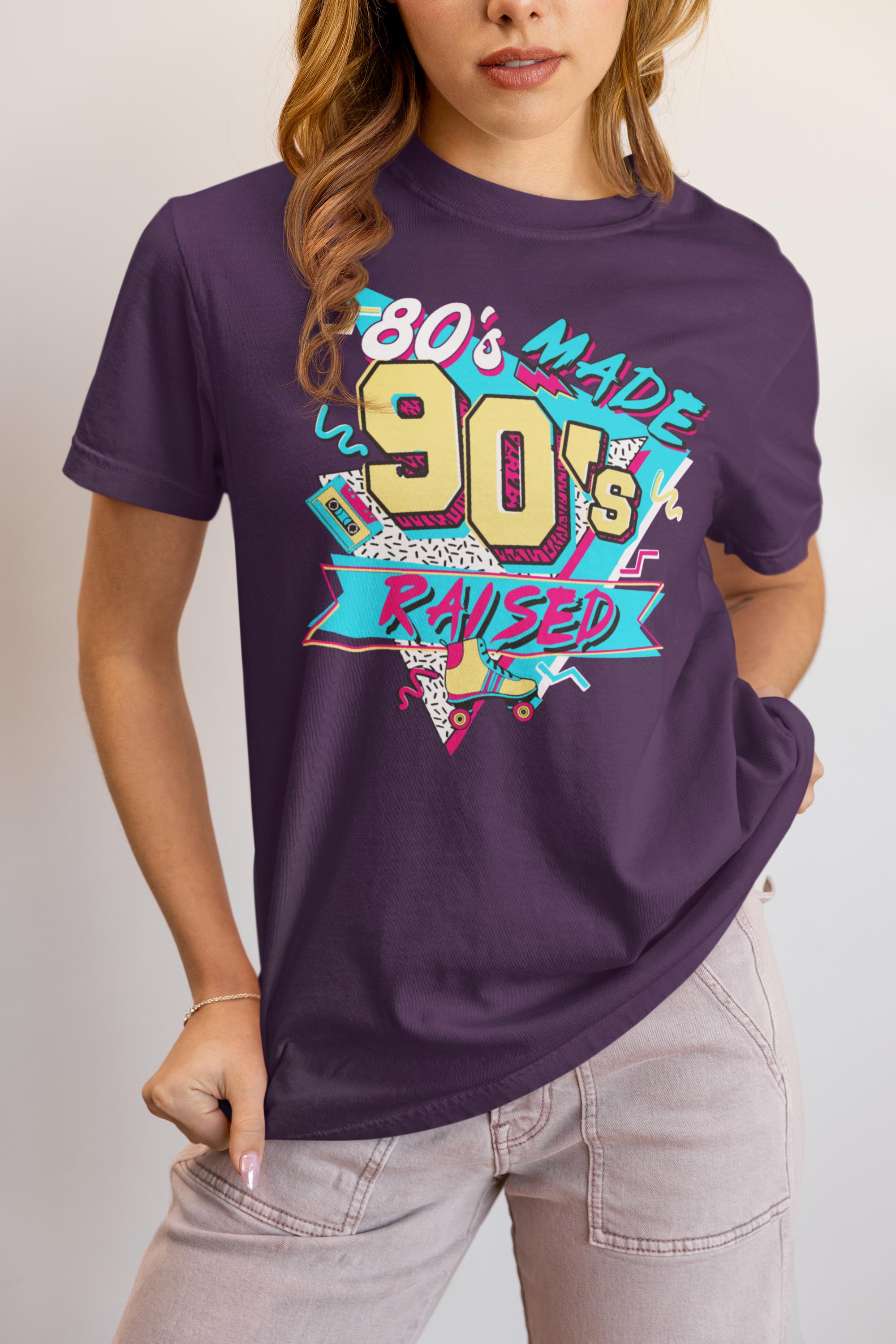 Vintage 80s Made 90s Raised Style Shirt - Etsy