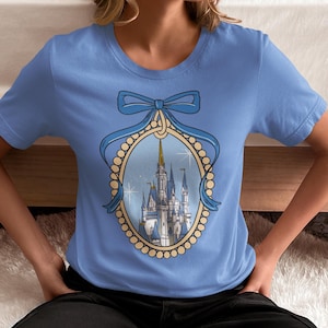 Disney Castle Bow Coquette Shirt, Princess Castle Sketch, Magic Castle Shirt, Vintage Castle, Disney Family Vacation, Disney Princess Shirt