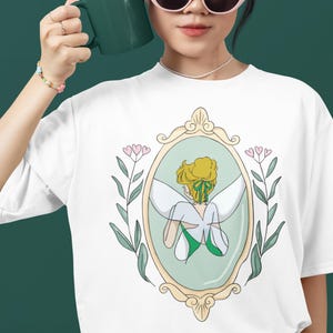 Disney Tinkerbell Floral Mirror Shirt, Disney Princess Tinkerbell Shirt,  Disneyland Girls Trip, Disney Tinker Bell Sweatshirt, Fairy Magic