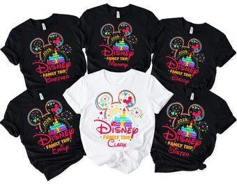 Custom Disney Trip Shirts, Disneyworld Family Shirts, Disney Vacation Tshirt, Disney Couple Shirt, Disney Family Matching Shirts, Disneyland
