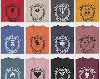 Camiseta de la Cabaña del Campamento Mestizo, fan de la mitología griega