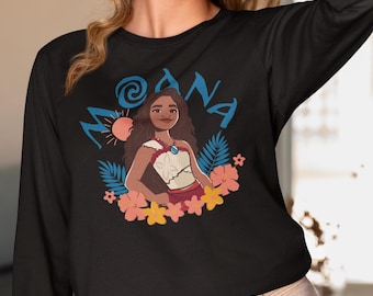 Disney Moana 2 Shirt, Disney Moana Sweatshirt, Moana Birthday Shirt, Princess Moana Tee, Disney Princess Tee, Retro Moana Maui Shirts