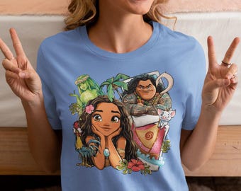 Disney Moana Maui Shirt, Disney Moana 2 Sweatshirt, Moana Birthday Shirt, Princess Moana Tee, Disney Princess Tee, Retro Moana Maui Shirts