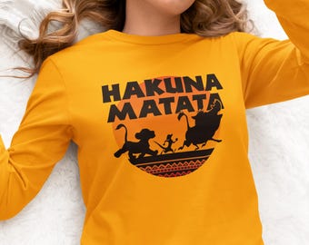 Disney Hakuna Matata Shirt, Animal Kingdom Shirt, Disney Lion King Shirt, Timon Shirt, Pumbaa Shirt, Disney Safari Shirt, Disney Simba Tee
