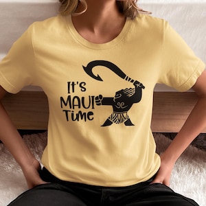 Disney Moana It&#39;s Maui Time Shirt, Moana Dad Shirt, Disney Father&#39;s Day Gift, Disney Shirts for Men, Disney Moana, Demi Dad Tee