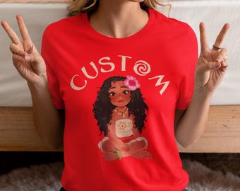 Disney Custom Moana Shirt, Disney Moana 2 Birthday Shirt, Personalized Princess Moana Shirt, Disney Princess Tee, Moana 2 Maui Shirt
