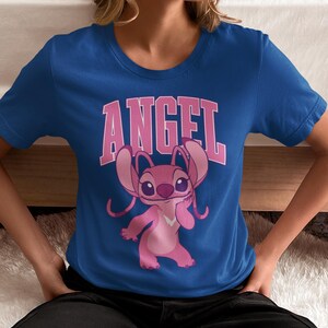 Disney Angel Shirt, Disney Lilo & Stitch Shirt, Disney Gift Shirt, Magic Kingdom Tee, Disney Cute Angel Hoodie, Stitch Birthday Shirt image 3
