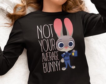 Disney Zootopia Shirt, Judy Hopps Average Not Your Average Bunny Shirt, Disney Family Matching Shirt, Walt Disney World Shirt