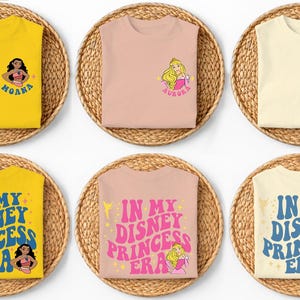 In My Disney Princess Era Kids Shirt, Disney Princess Toddler Tee, Princess Squad Baby, Disney Girls Trip Shirt, Disney World Youth Tee afbeelding 3