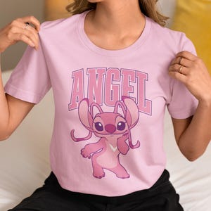 Disney Angel Shirt, Disney Lilo & Stitch Shirt, Disney Gift Shirt, Magic Kingdom Tee, Disney Cute Angel Hoodie, Stitch Birthday Shirt image 1