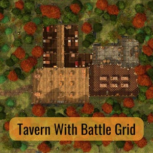 DnD Tavern Battle Map