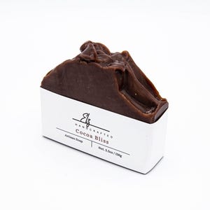 Cocoa Bliss Handcrafted Cold Process Soap - 5.5oz