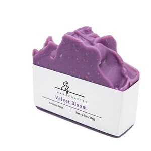 Velvet Bloom Handcrafted Cold Process Soap - 5.5oz