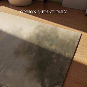 Print-only option for Good Shepherd Christian wall art shown as an unframed art print.