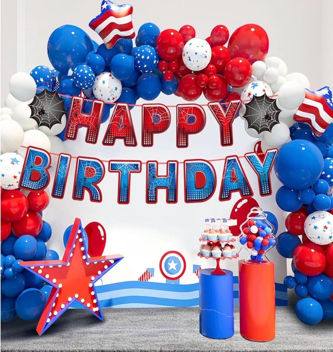 Spiderman Happy Birthday Slinger