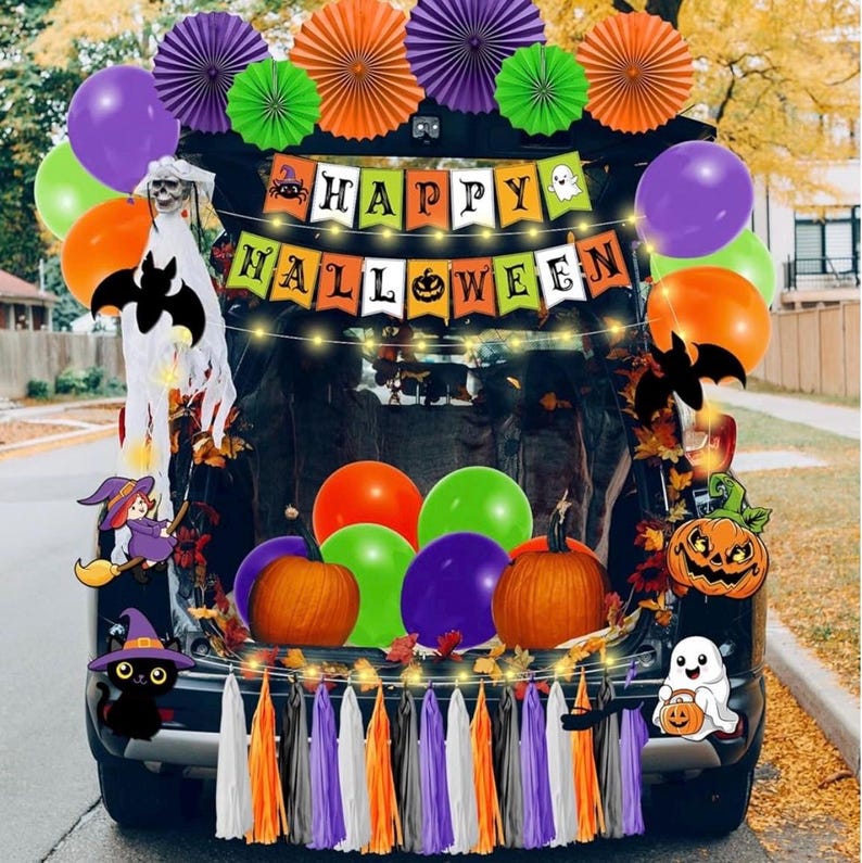Trunk or Treat Car Decorations Kit