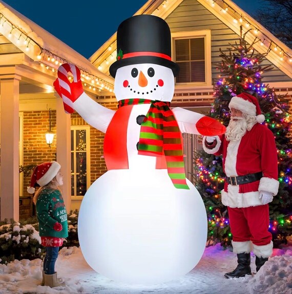 CAULAND 6FT Inflatable Christas Decorations Inflatable Snowan And...