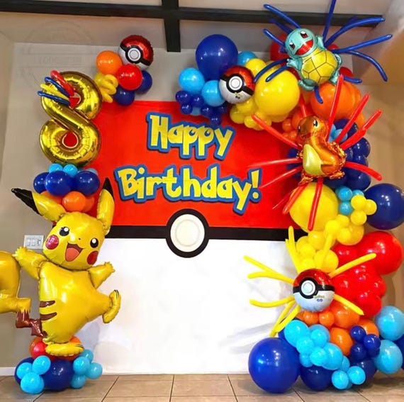 ポケモン ピカチュウ バルーン ガーランド アーチキット 数字 0～9歳