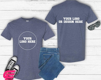 Custom Logo Shirt, Front And Back Custom Shirt, Brand Logo Shirt, Business Logo Shirt, Your Logo Here, Personalized Shirt, Custom Gift