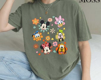 Comfort Colors® Mickey and Friends T-Shirt, Magical Shirt, Disney Characters Tees, Disneyland Travel Shirt, Mickey & Co Gift, Disney Top
