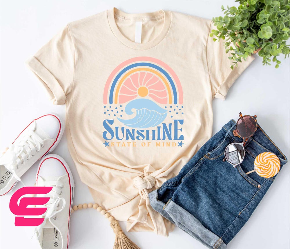 Sunset Shirt,Beach Vibes Shirt,Ocean Shirt,Travel Shirt,Beach Shirt,Summer Shirt,Vacation Shirt, Sunshine Shirt,Sunshine State Of Mind Shirt Startees