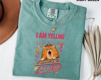 Princess Donut I Am Yelling Carl! Comfort Colors® T-Shirt, Funny Dungeon Crawler Carl Tee, Princess Donut Fan Gift Gamer Fantasy Book Reader