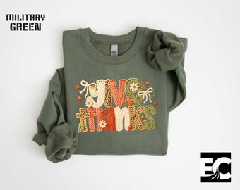 Give Thanks Sweatshirt, Fall Christian Shirt, Give Thanks to the Lord Bible Verse Tee, Religious Gift for Womens, Cute Christian fall shirt