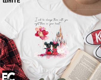 Disney Valentine Coquette Bow T-Shirt, Mickey and Minnie Love Day Sweater, Disney Heart Sweatshirt, Valentine Trip Top, Gift for Her