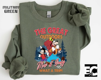 The Great Outdoors Disney Goofy & Max Goof T-Shirt, Perfect Cast Disney Sweatshirt, Rad Dad Rad Son Shirt, Fathers Day Daddy Me Sweater