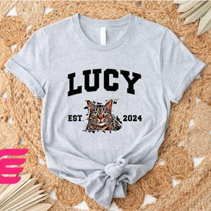 Custom Pet Shirt, Custom Cat Sweatshirt, Custom Dog Shirt, Personalized Dog T-shirt, Dog Mom Shirt, Cat Mom Gift, Custom Photo Sweatshirt