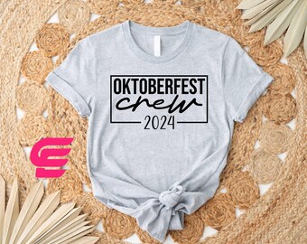 Oktoberfest 2024 Shirt, Matching Group Beer Festival Shirt,Drinking Crew Shirt,Bachelor Party Tee, Bottoms Up Tee,German Oktoberfest Outfit